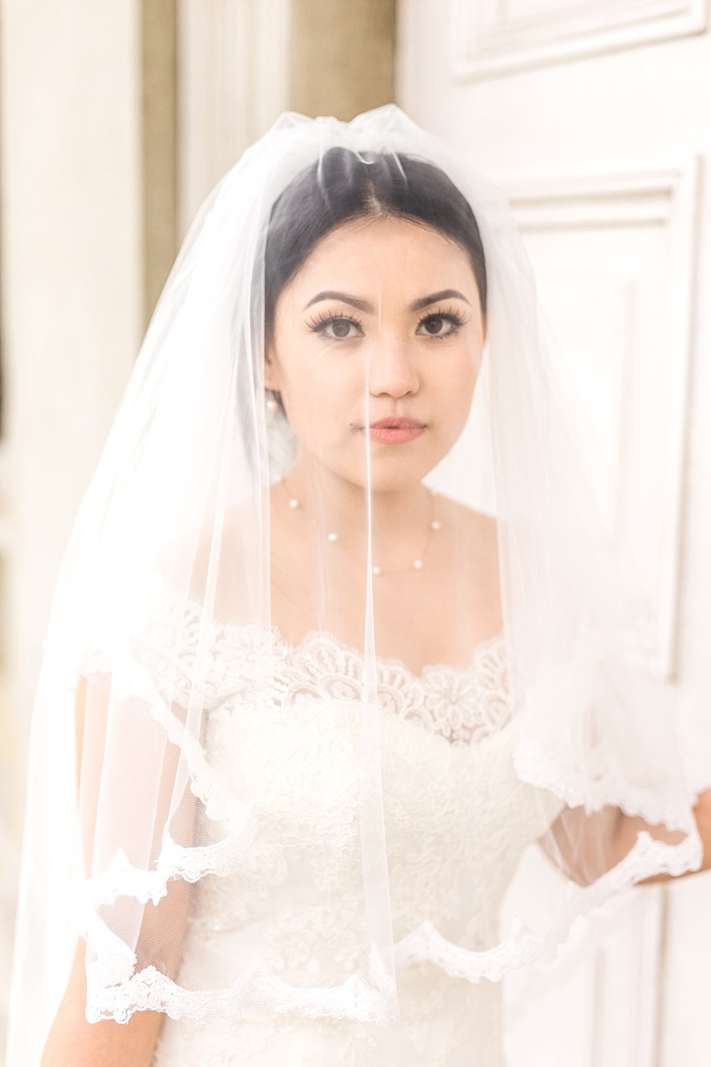 bridal veil portrait
